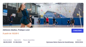 inscription formule choisie